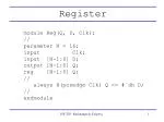 Verilog Modules for Register and Flip-Flop Designs - slide 1