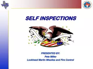 SELF INSPECTIONS