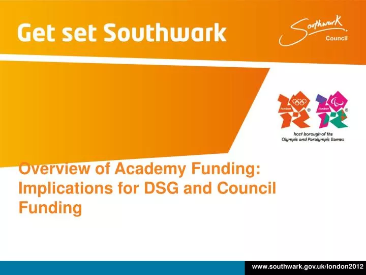 overview of academy funding implications for dsg and council funding