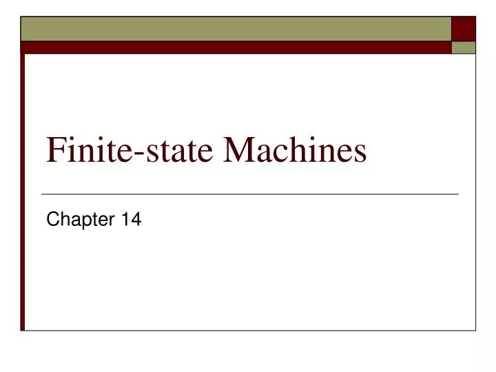 finite state machines