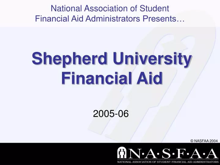 shepherd university financial aid