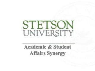 Academic &amp; Student Affairs Synergy