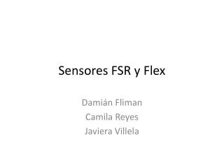 sensores fsr y flex