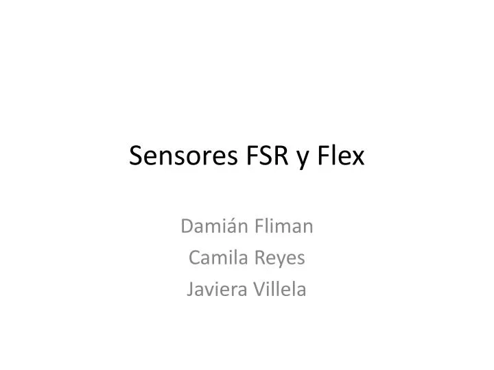 sensores fsr y flex