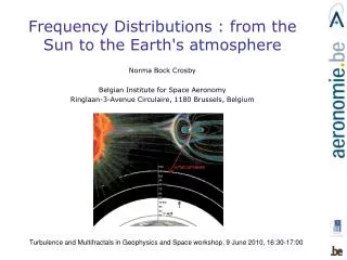 Self-Organised Criticality : from the Sun to the Earth's atmosphere
