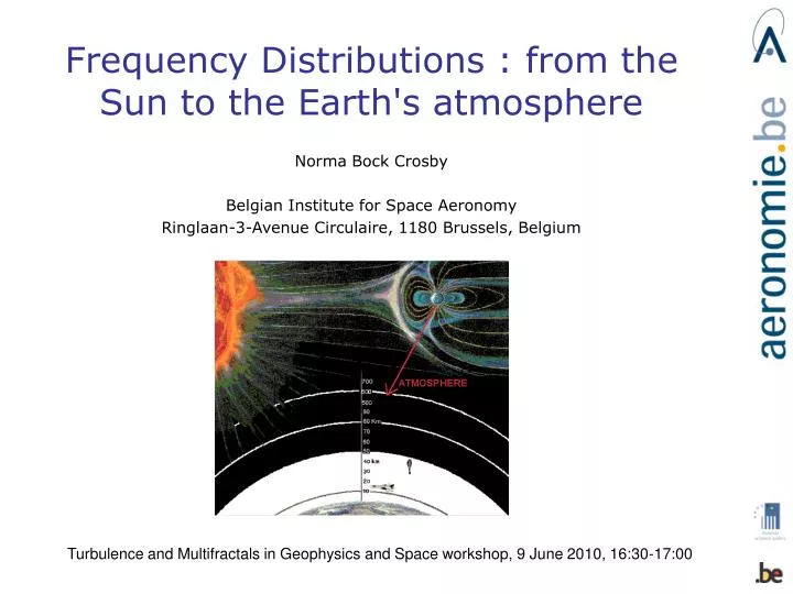 self organised criticality from the sun to the earth s atmosphere