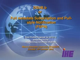 Full metadata Subscription and Pull-style Notification (FSPN)