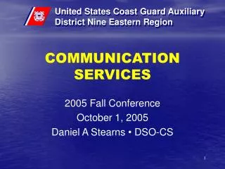 COMMUNICATION SERVICES