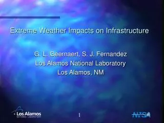 Extreme Weather Impacts on Infrastructure