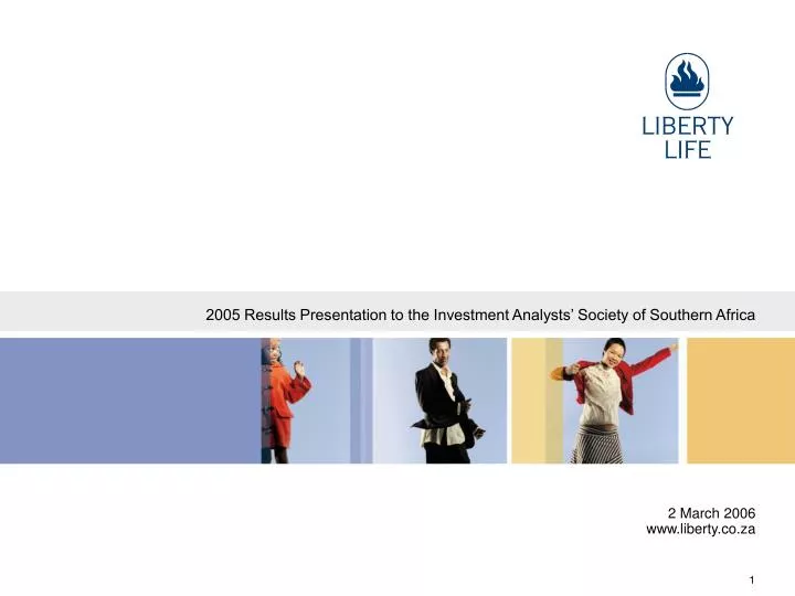 2005 results presentation to the investment analysts society of southern africa