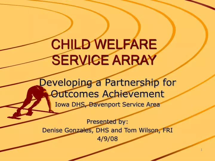 child welfare service array