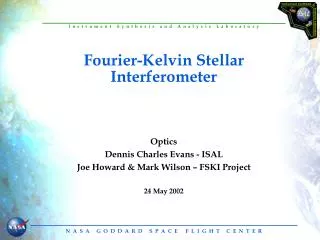 Fourier-Kelvin Stellar Interferometer