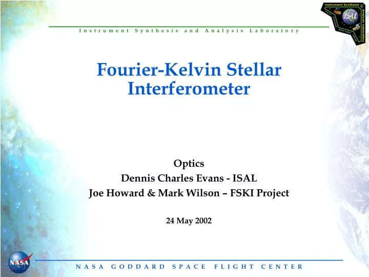 fourier kelvin stellar interferometer