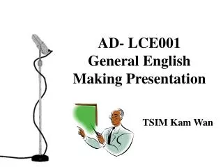 AD- LCE001 General English Making Presentation