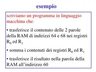 esempio