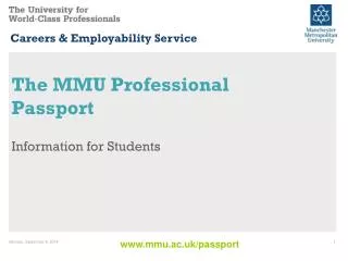 The MMU Professional Passport