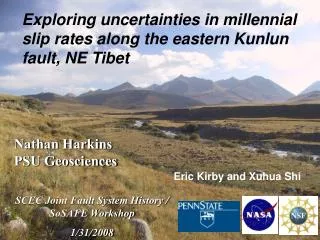 Exploring uncertainties in millennial slip rates along the eastern Kunlun fault, NE Tibet