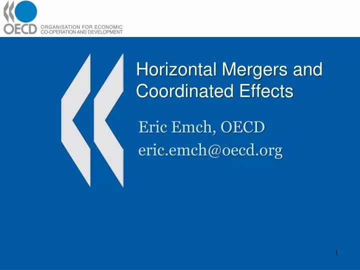 horizontal mergers and coordinated effects