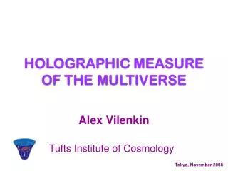 HOLOGRAPHIC MEASURE OF THE MULTIVERSE