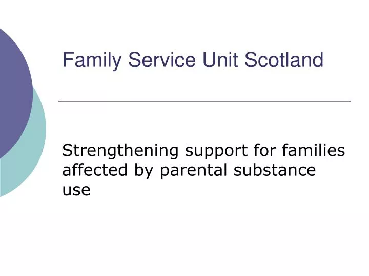 family service unit scotland