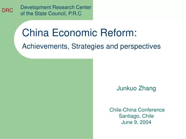 china economic reform achievements strategies and perspectives