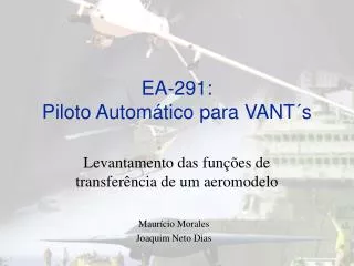 ea 291 piloto autom tico para vant s