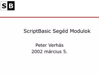 scriptbasic seg d modulok
