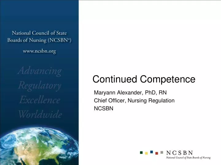 continued competence