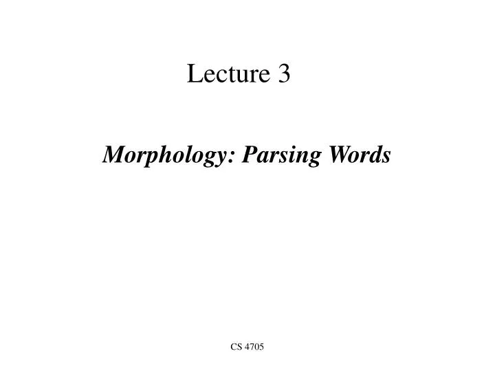 lecture 3