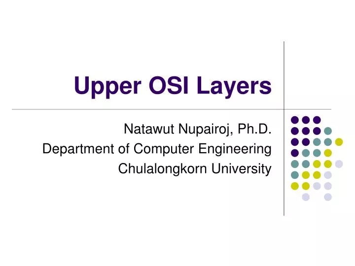 upper osi layers