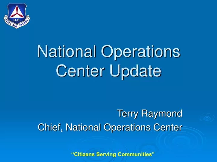 national operations center update