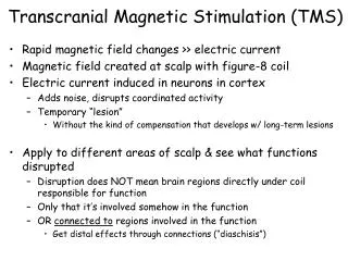 Transcranial Magnetic Stimulation (TMS)