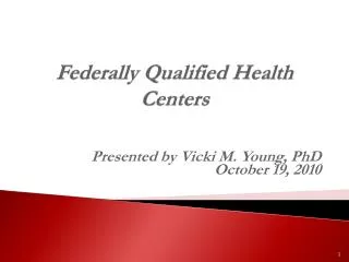 federally qualified health centers