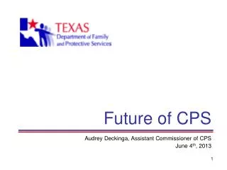 Future of CPS