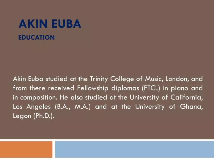 akin euba education