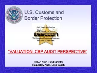 Robert Allen, Field Director Regulatory Audit, Long Beach