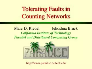 Tolerating Faults in Counting Networks