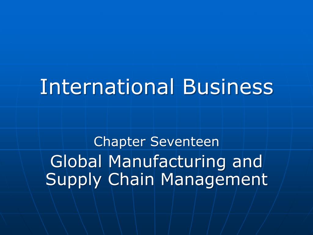 PPT - International Business PowerPoint Presentation, free download ...