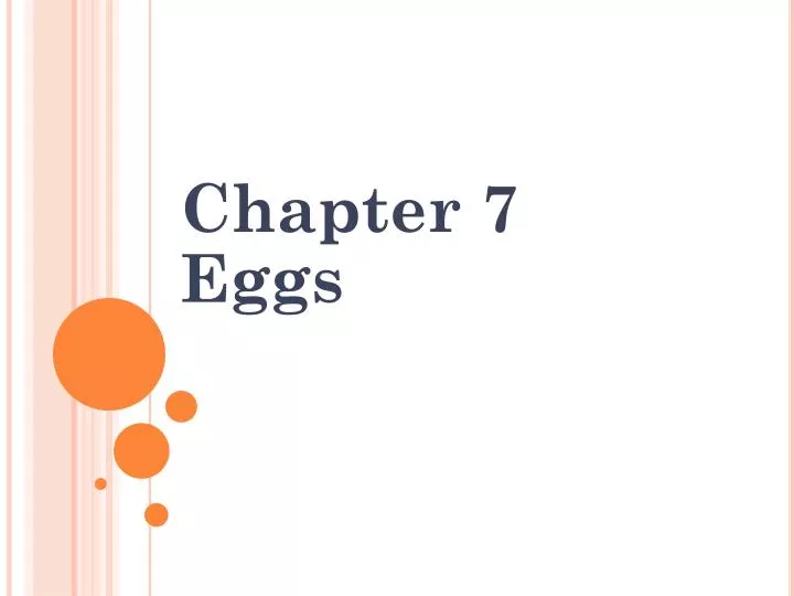 chapter 7 eggs