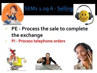 SEM1 1.09 A - Selling