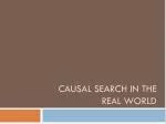 Causal Search in the Real World