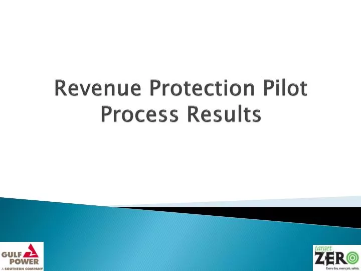 revenue protection pilot process results