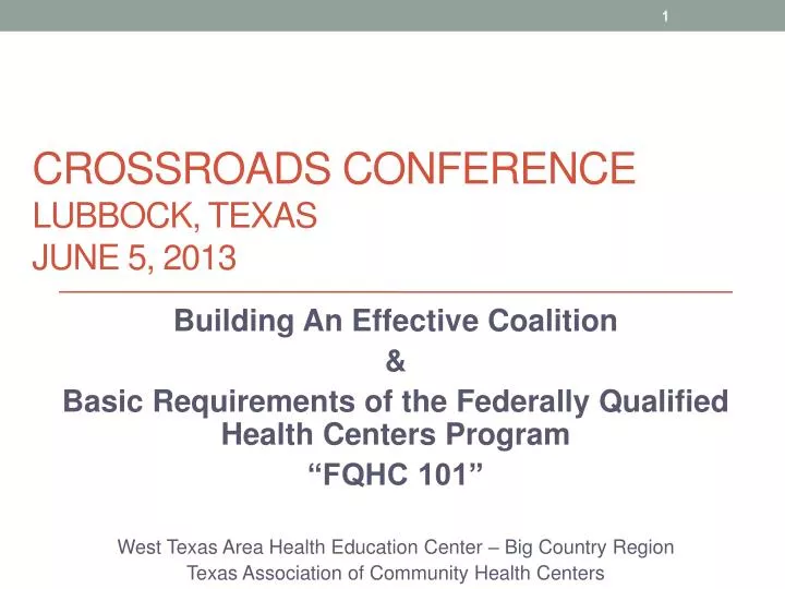 crossroads conference lubbock texas june 5 2013