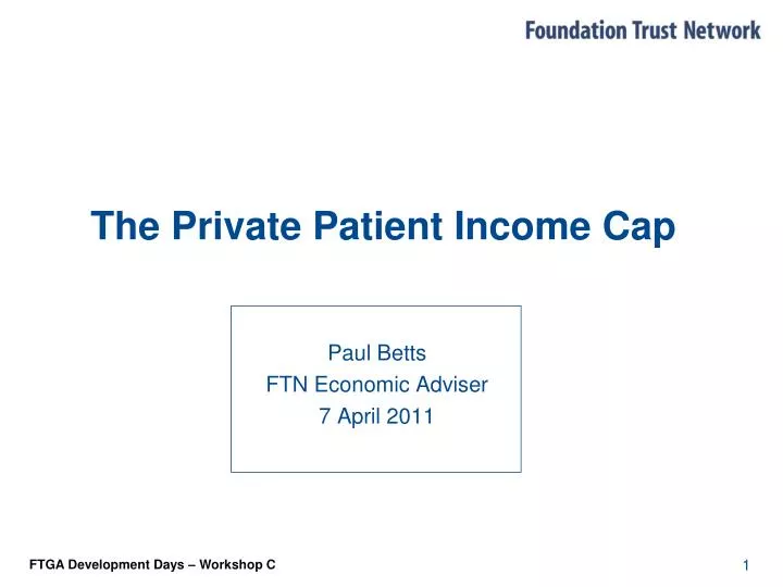 the private patient income cap