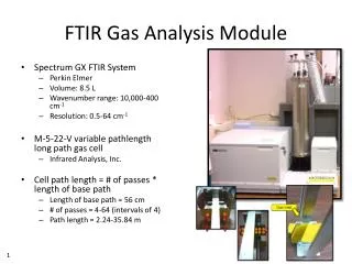 FTIR Gas Analysis Module