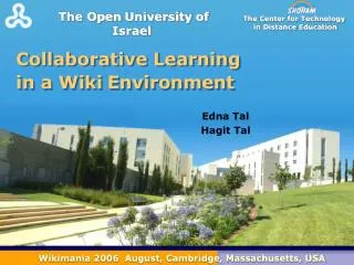 Collaborative Learning in a Wiki Environment
