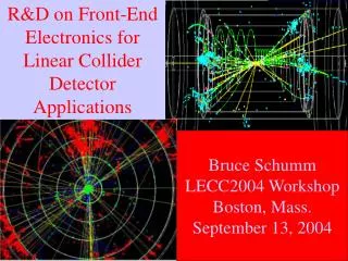 R&amp;D on Front-End Electronics for Linear Collider Detector Applications