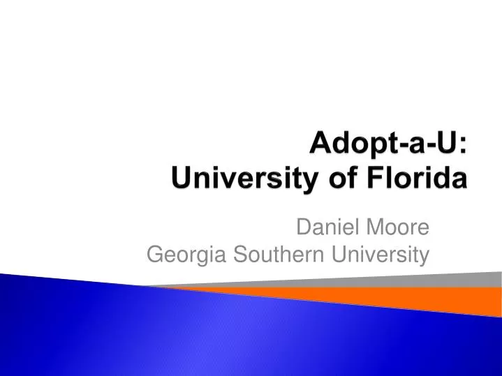 adopt a u university of florida