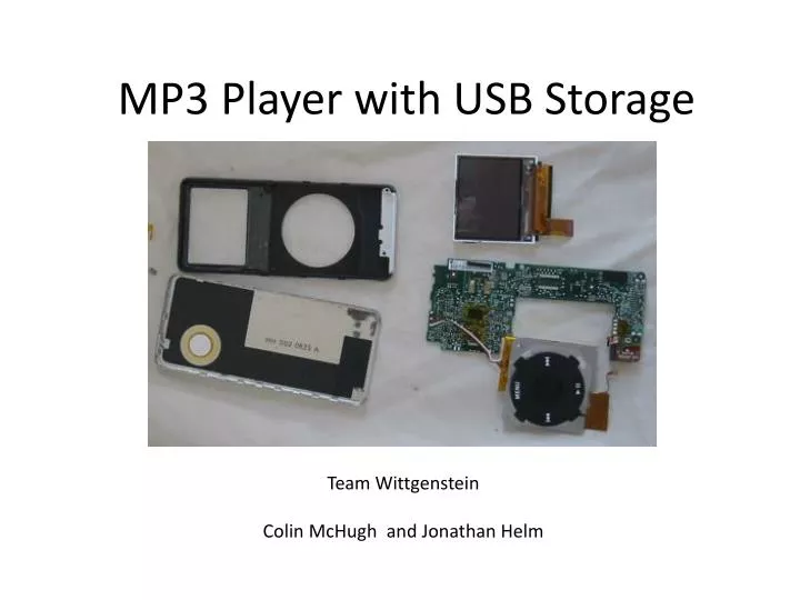 mp3 player with usb storage