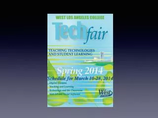 Get To Know FTLA WLAC Tech Fair - May 8, 2014